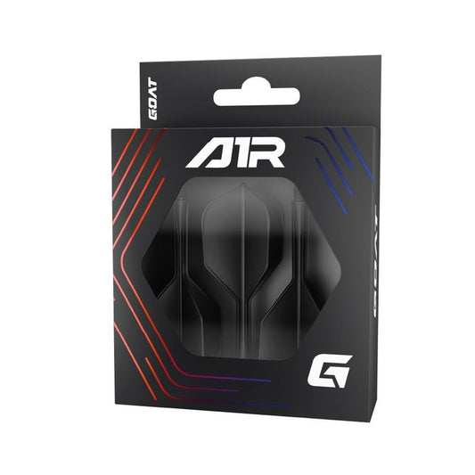 GOAT A1R Black NO6 - Dart Flights - Individuelle Lasergravur (Personalisiert)